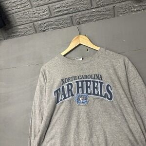 UNC North Carolina Tar Heels Nike Tee Dri Fit Jordan White Long Sleeve Shirt XL